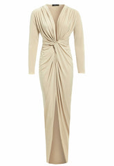 The Allure Plunge Midi Dress