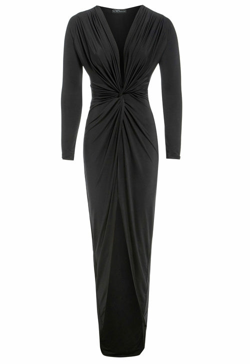 The Allure Plunge Midi Dress