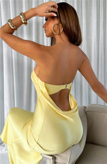 Ethereal Silk Satin Maxi Dress