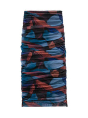 Feminine Mesh Pleated Dress Set