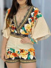 Floral Print Retro Romper: The Perfect Summer Playsuit