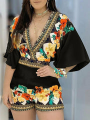 Floral Print Retro Romper: The Perfect Summer Playsuit