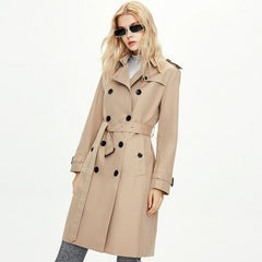 Windbreaker Woman Medium Long Trench