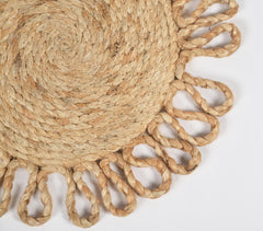 Braided Jute Spiral Sun Placemats (Set of 4)