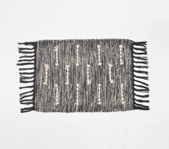 Handwoven Cotton Monotone Tasseled Placemats (Set of 4)