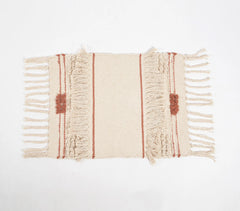 Handwoven Cotton Tasseled Placemats (Set of 4)