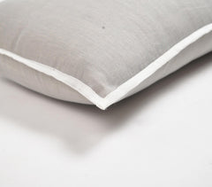 Dyed Monotone Grey Cotton Cushion Cover