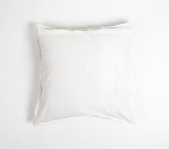 Grayscale Floral Cotton Cushion Cover