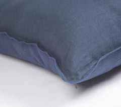 Handcrafted Solid Linen Cushion Cover