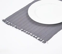 Monochromatic Cotton Placemats (Set of 6)