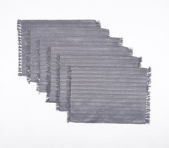 Monochromatic Cotton Placemats (Set of 6)