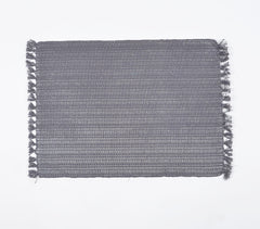 Monochromatic Cotton Placemats (Set of 6)