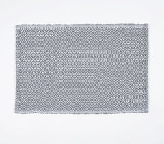 Diamond Monochrome Cotton Placemats (Set of 6)
