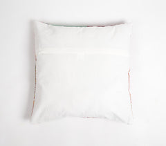 Patch Work Cotton Typographic Cushion Cover