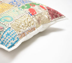Upcycled Cotton Patchwork Cushion Cover(1)