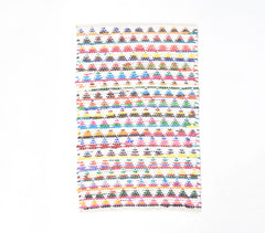 Handwoven Cotton Multicolor Triangle Patterned Durry