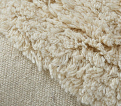 Tufted Cotton Round Pattern Cushion Cover