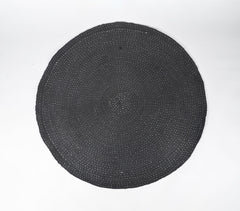 Kantha Illusion Hand Braided Hemp Rug