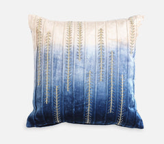 Embroidered Ombre Cushion Cover.