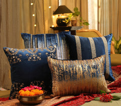 Embroidered Ombre Cushion Cover.
