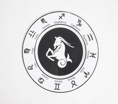 Capricon Zodiac Round Charger Plate