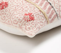 Block Printed Cotton Maximal Lumbar Cushion Cover