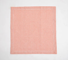 Solid Yarn-Dyed Chambray Weave Table Napkins With Hem Stitch (set of 6)_1