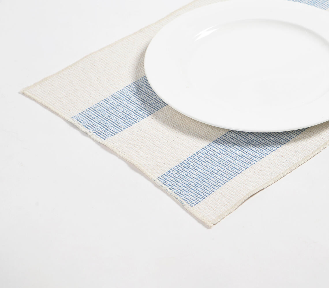 Woven Block Striped Placemats (set of 4)