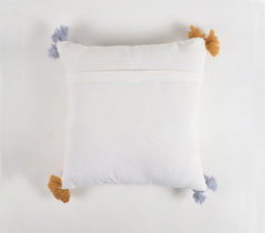 Animal Kingdom Embroidered & Tasseled Cushion Cover