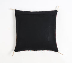 Jacquard Corduroy Striped Tasseled Cushion Cover