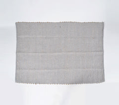 Handwoven Cotton & Jute Textured Grey Rug