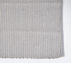 Handwoven Cotton & Jute Textured Grey Rug