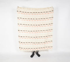 Dots on Lines Multicolor Throw