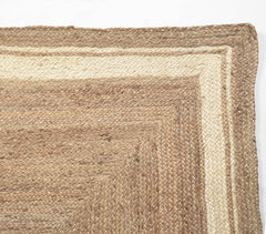 Handwoven natural Jute Rug