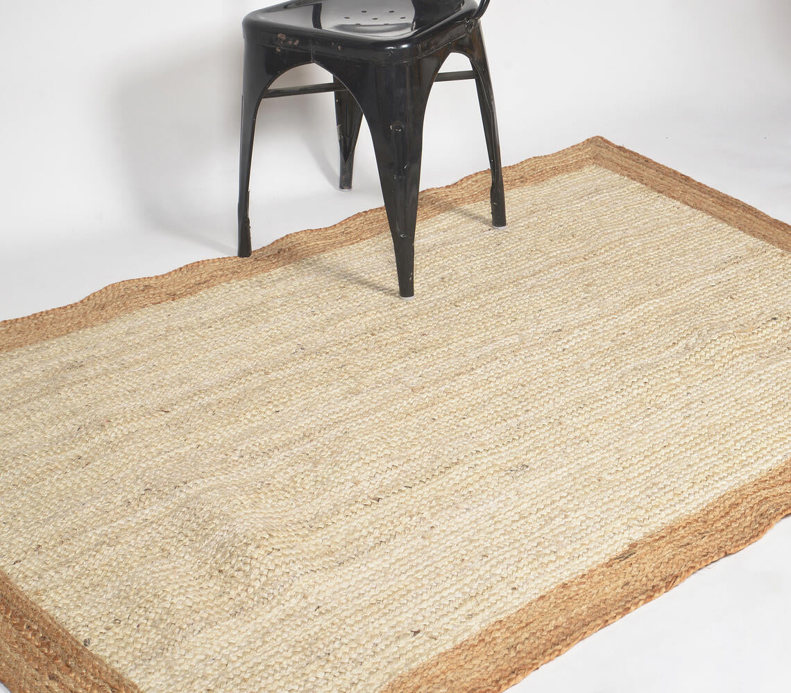 Neutral Handwoven Jute Rug