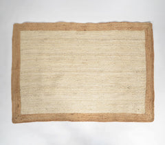 Neutral Handwoven Jute Rug