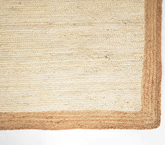 Neutral Handwoven Jute Rug