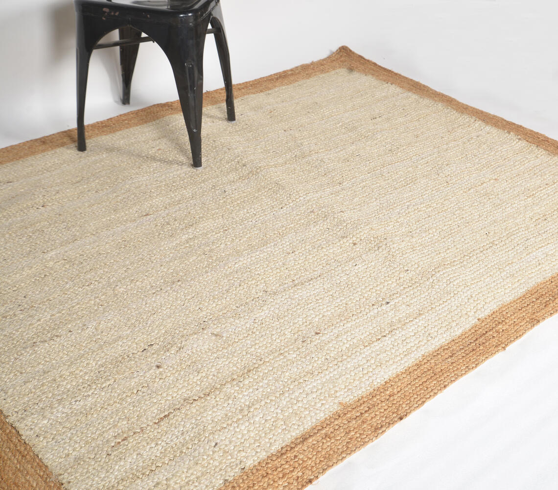 Muted Handwoven Jute Rug