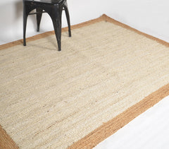 Muted Handwoven Jute Rug