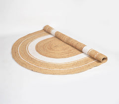 Handwoven Oblong Jute Rug