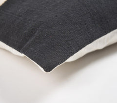 Colorblock Monotone Cotton Cushion Cover