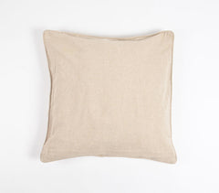 Floral Beaded & Embroidered Cushion Cover