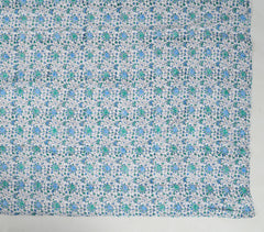 Hand Block Printed Reversible Floral Cotton Quilt_1