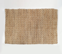 Handwoven Chevron Jute Rug