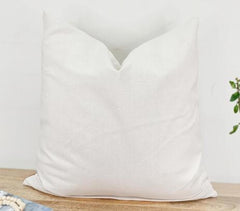 Handwoven Brown Linen Cushion Cover