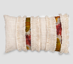 Handmade Shaggy Lace Cotton Cushion Cover