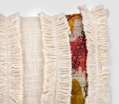 Handmade Shaggy Lace Cotton Cushion Cover