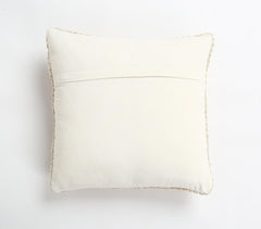 Hand Knitted Cotton Cushion Cover eco2