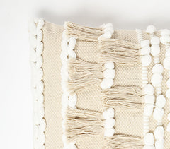 Handwoven Textured Cotton Cushion Cover