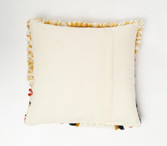 Tufted & Embroidered Cushion Cover
